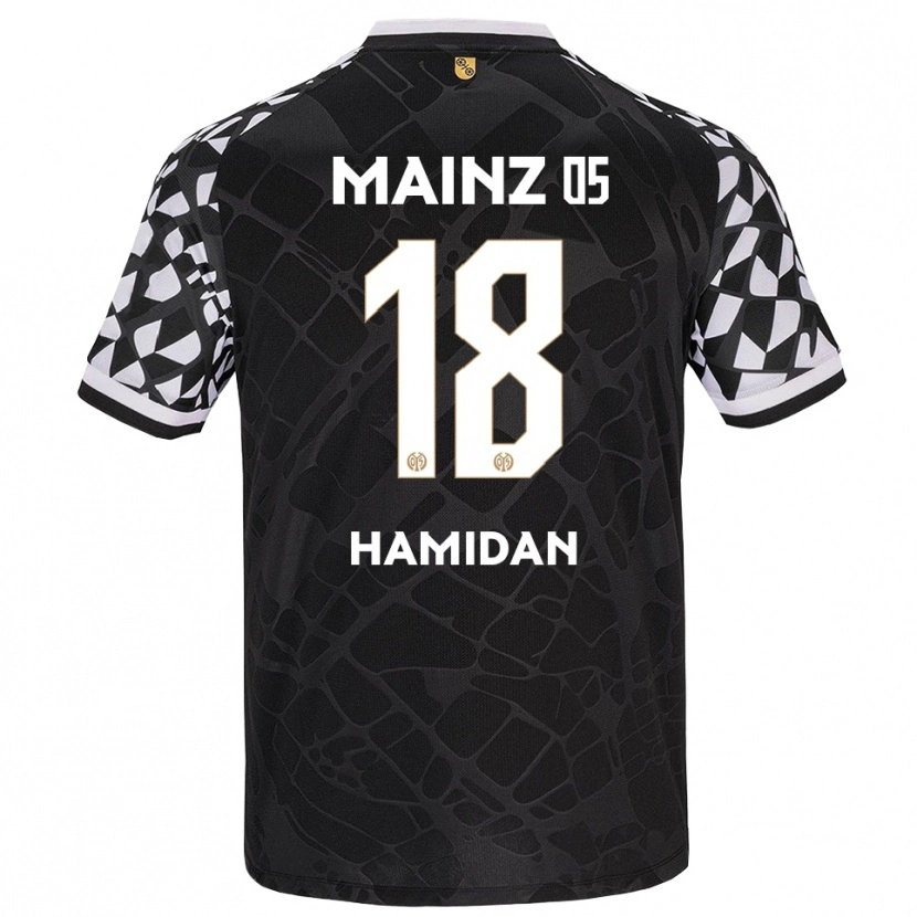 Danxen Heren Ilyas Hamidan #18 Zwart Wit Keepersshirt 2025/26 T-Shirt België