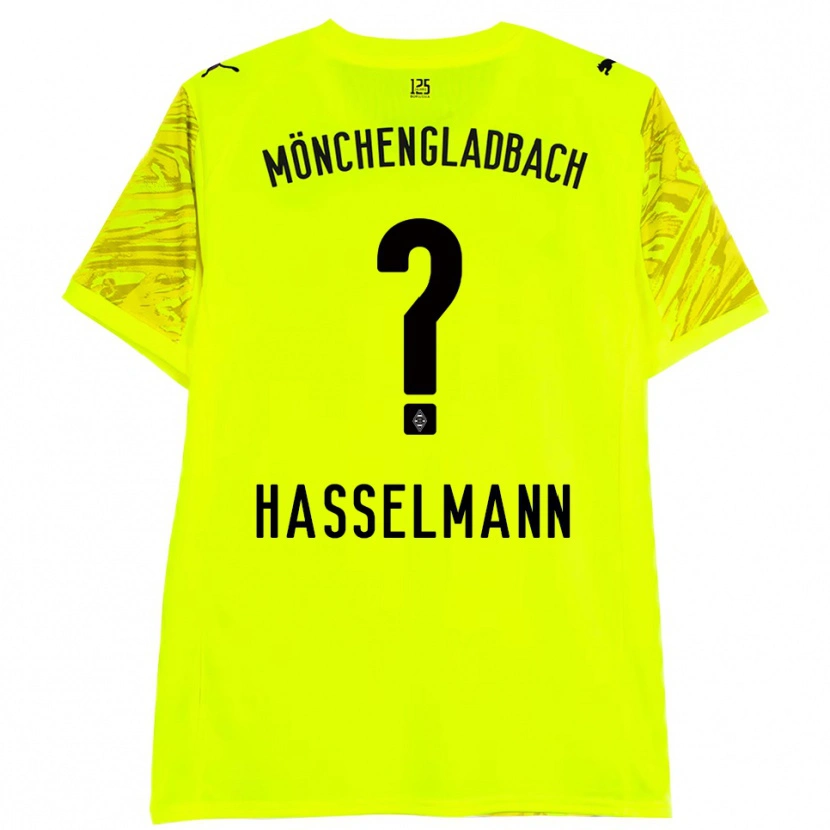 Danxen Heren Nina Hasselmann #0 Geel Zwart Keepersshirt 2025/26 T-Shirt België