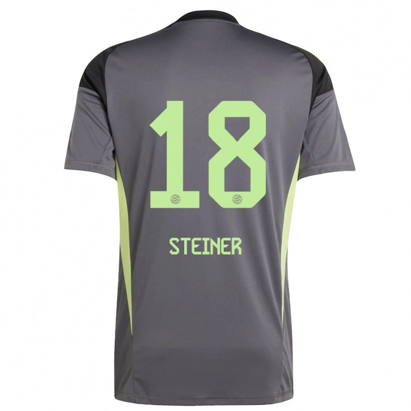 Danxen Heren Michael Steiner #18 Zwart Groen Geel Keepersshirt 2025/26 T-Shirt België
