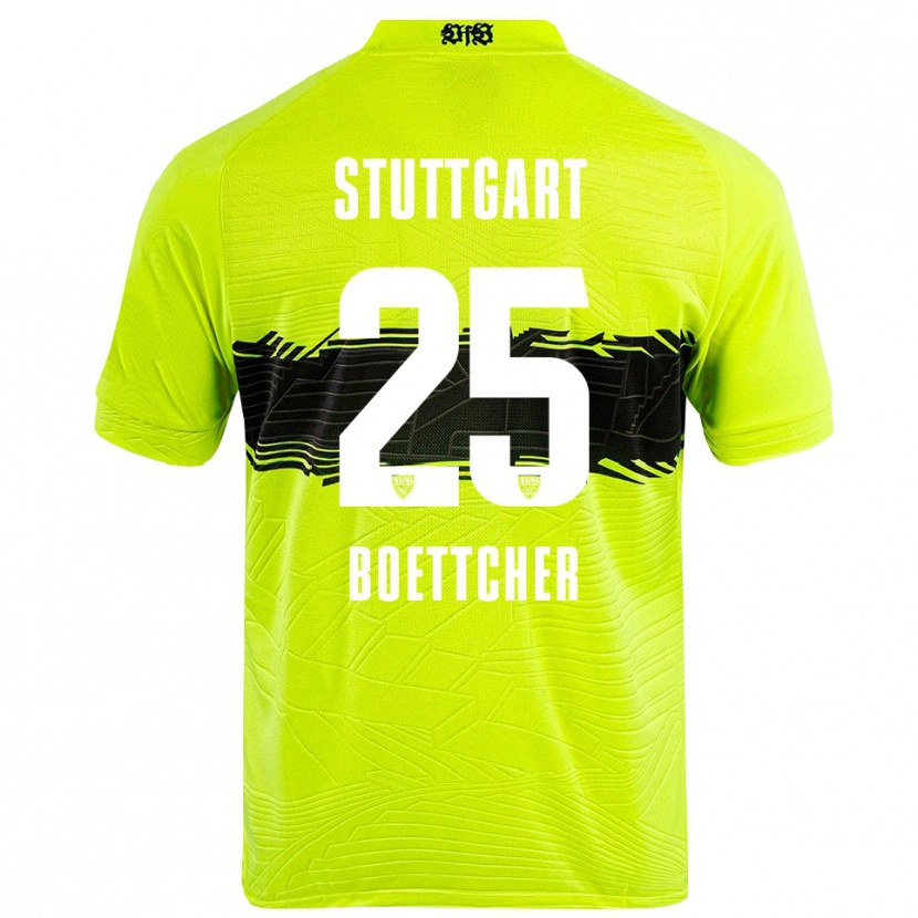 Danxen Heren Eve Boettcher #25 Groen Geel Zwart Keepersshirt 2025/26 T-Shirt België