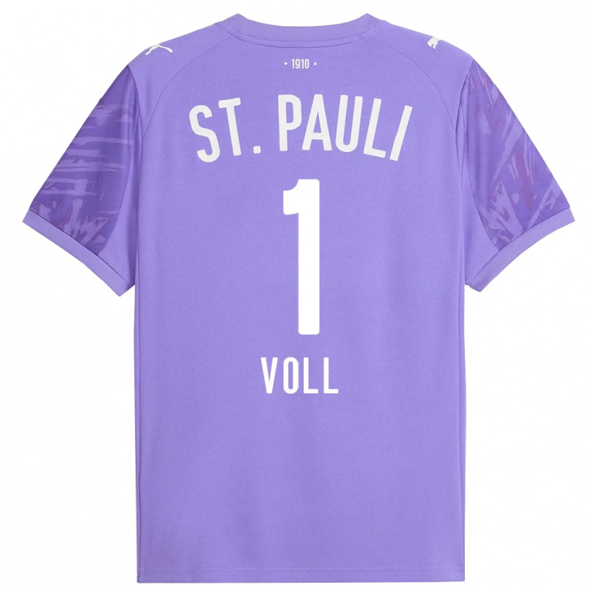 Danxen Heren Ben Voll #1 Medium Paars Zwart Keepersshirt 2025/26 T-Shirt België