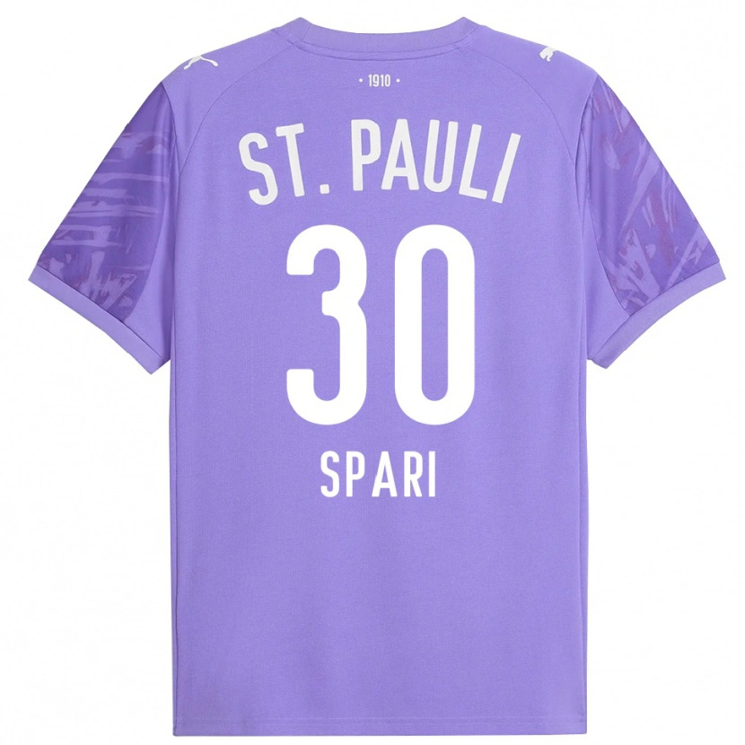 Danxen Heren Simon Spari #30 Medium Paars Zwart Keepersshirt 2025/26 T-Shirt België