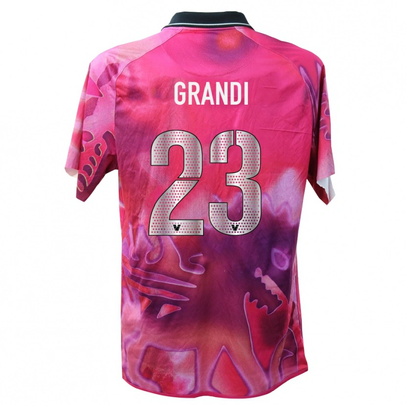 Danxen Heren Matteo Grandi #23 Diep Roze Keepersshirt 2025/26 T-Shirt België