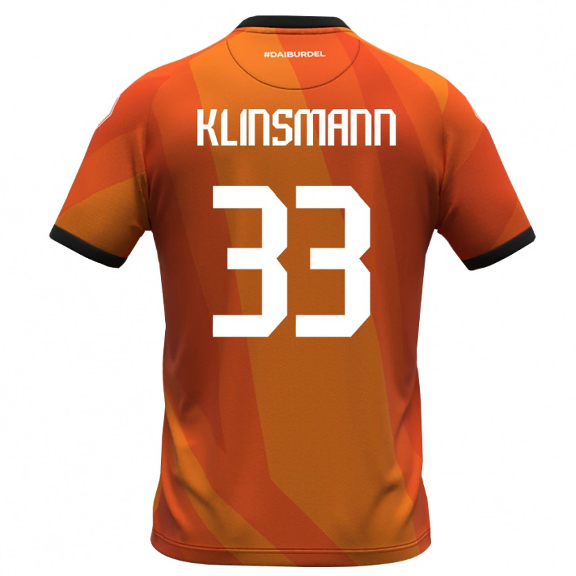 Danxen Heren Jonathan Klinsmann #33 Koraal Wit Zwart Keepersshirt 2025/26 T-Shirt België