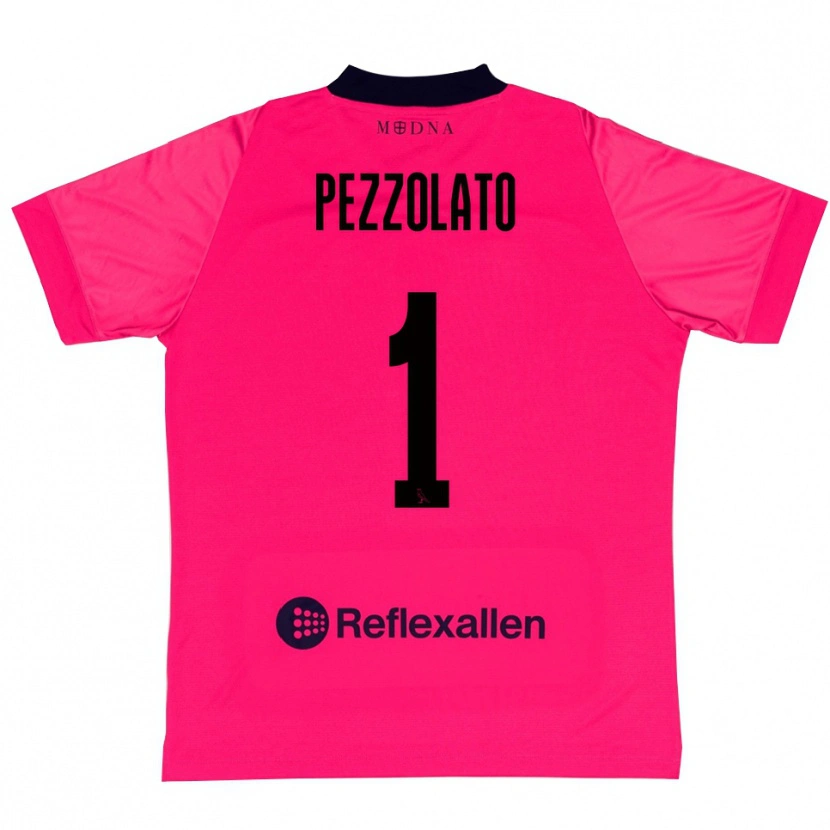 Danxen Heren Michele Pezzolato #1 Dieproze Zwart Keepersshirt 2025/26 T-Shirt België