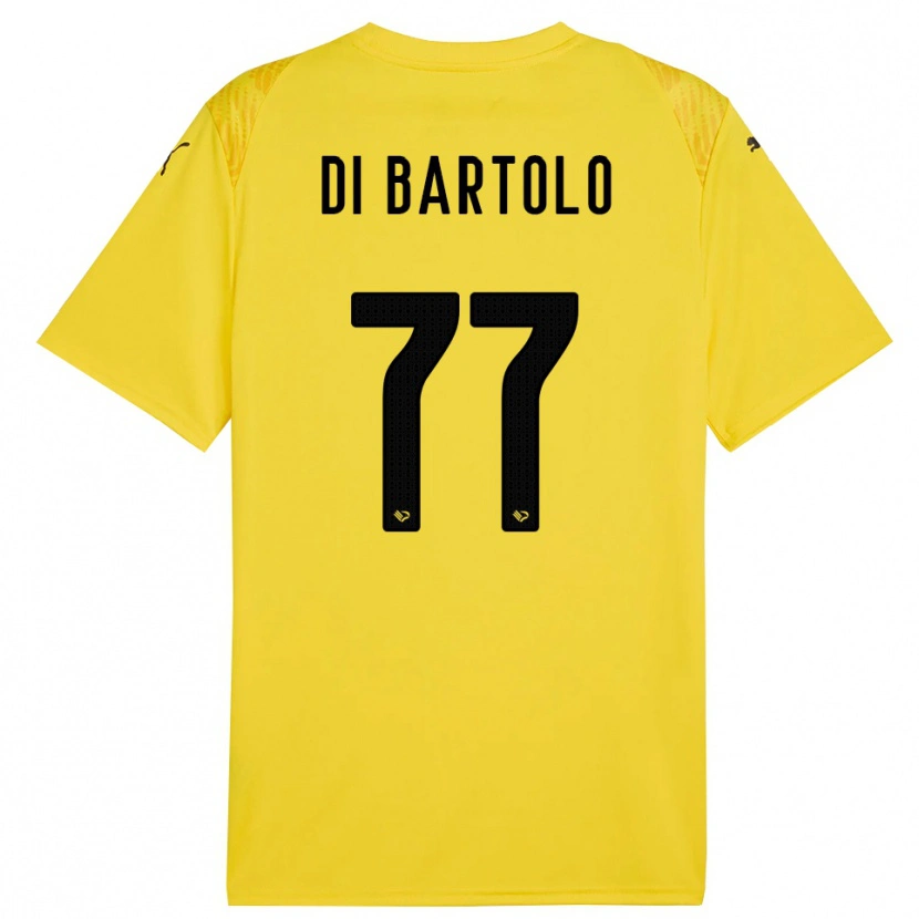 Danxen Heren Francesco Di Bartolo #77 Geel Zwart Keepersshirt 2025/26 T-Shirt België