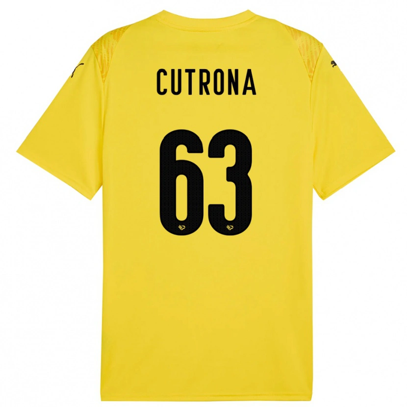 Danxen Heren Francesco Cutrona #63 Geel Zwart Keepersshirt 2025/26 T-Shirt België