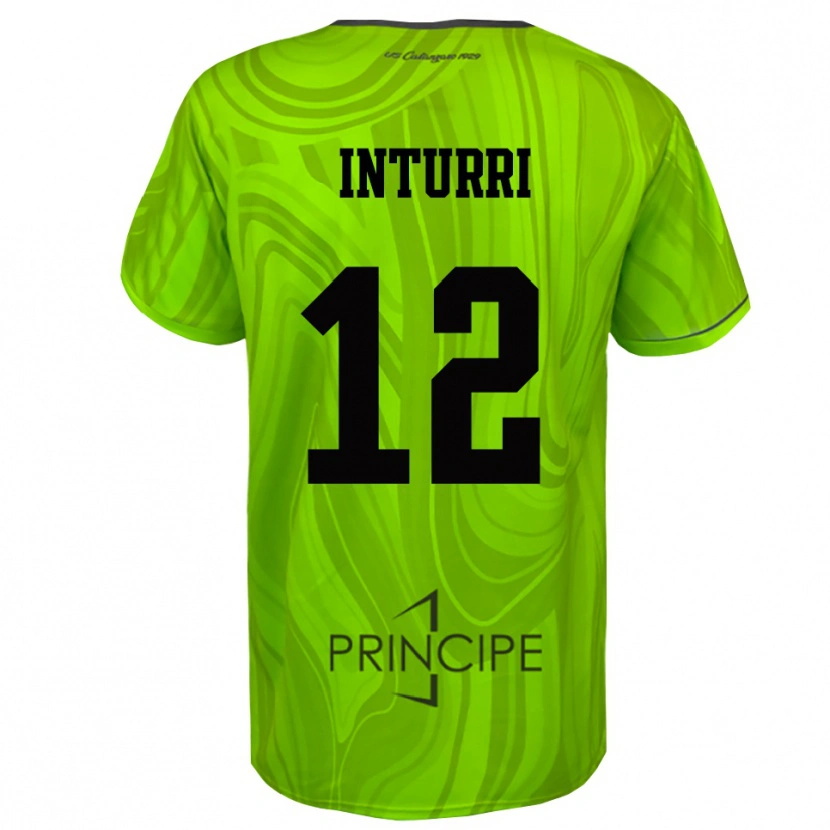 Danxen Heren Roberto Inturri #12 Geel Groen Zwart Keepersshirt 2025/26 T-Shirt België