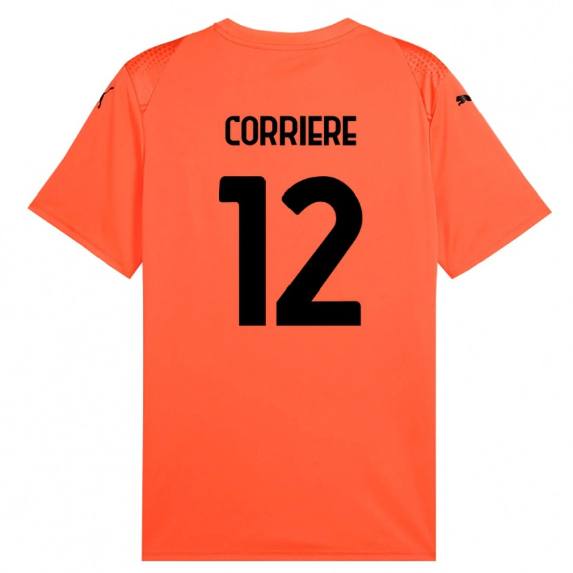 Danxen Heren Francesco Corriere #12 Oranje Zwart Keepersshirt 2025/26 T-Shirt België