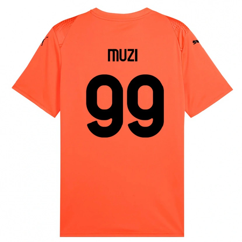 Danxen Heren Christian Muzi #99 Oranje Zwart Keepersshirt 2025/26 T-Shirt België
