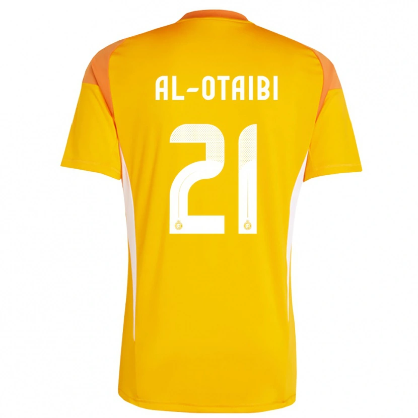 Danxen Heren Abdulrahman Al-Otaibi #21 Oranje Geel Wit Keepersshirt 2025/26 T-Shirt België