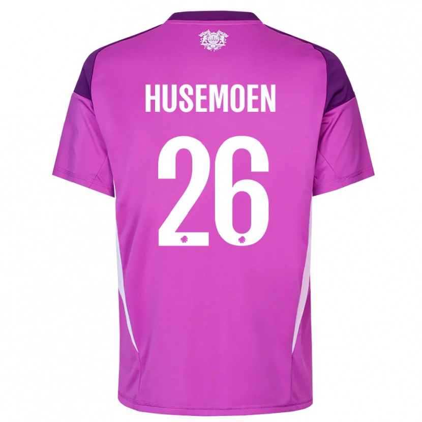 Danxen Heren Astrid Husemoen #26 Lila Paars Wit Keepersshirt 2025/26 T-Shirt België
