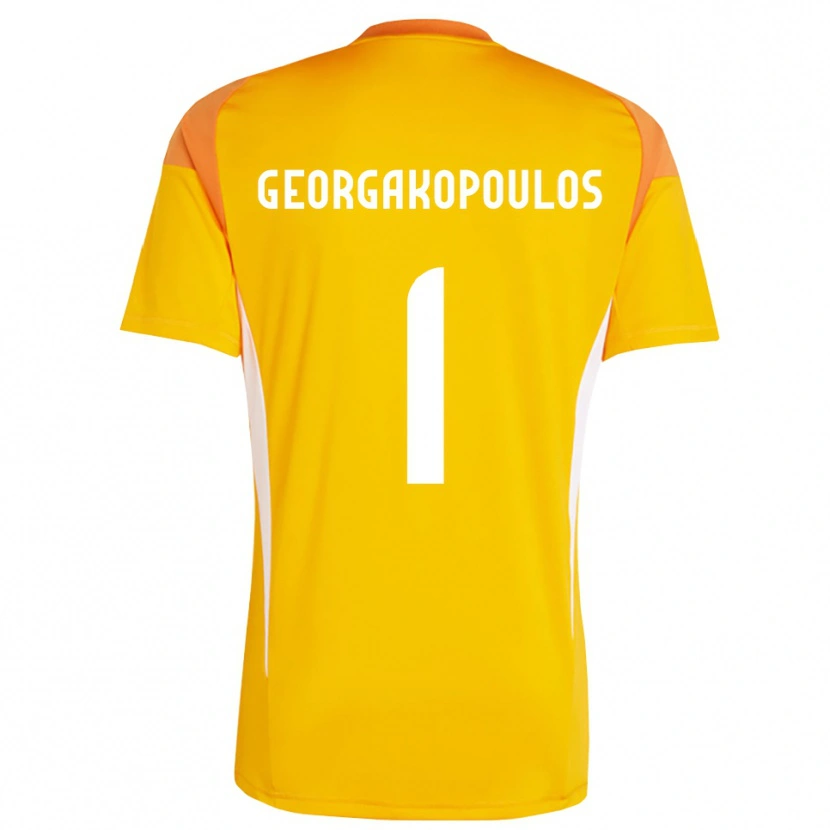 Danxen Heren Iason Georgakopoulos #1 Oranje Wit Keepersshirt 2025/26 T-Shirt België