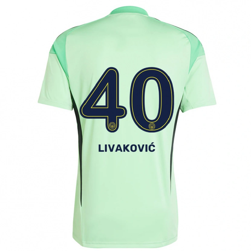 Danxen Heren Dominik Livakovic #40 Licht Groen Zwart Keepersshirt 2025/26 T-Shirt België