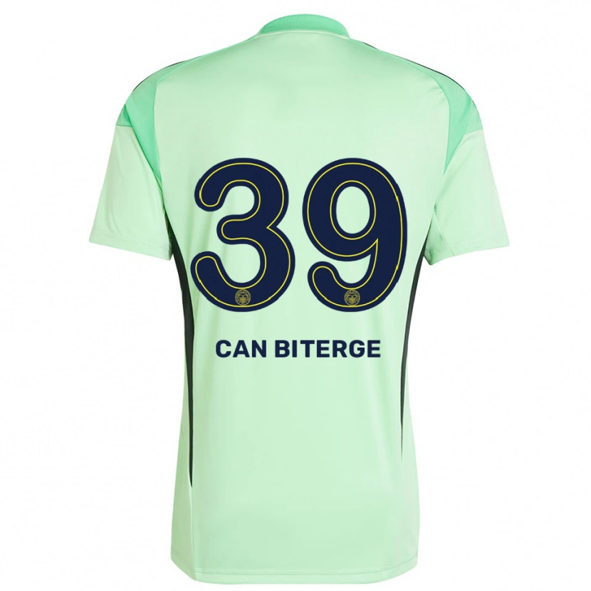 Danxen Heren Engin Can Biterge #39 Licht Groen Zwart Keepersshirt 2025/26 T-Shirt België