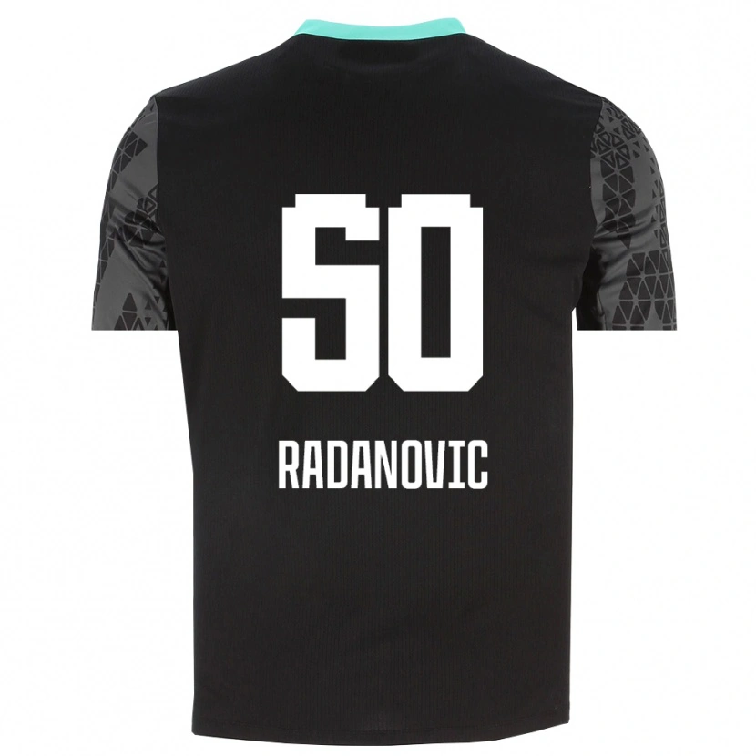 Danxen Heren Savo Radanovic #50 Dim Grijs Zwart Keepersshirt 2025/26 T-Shirt België