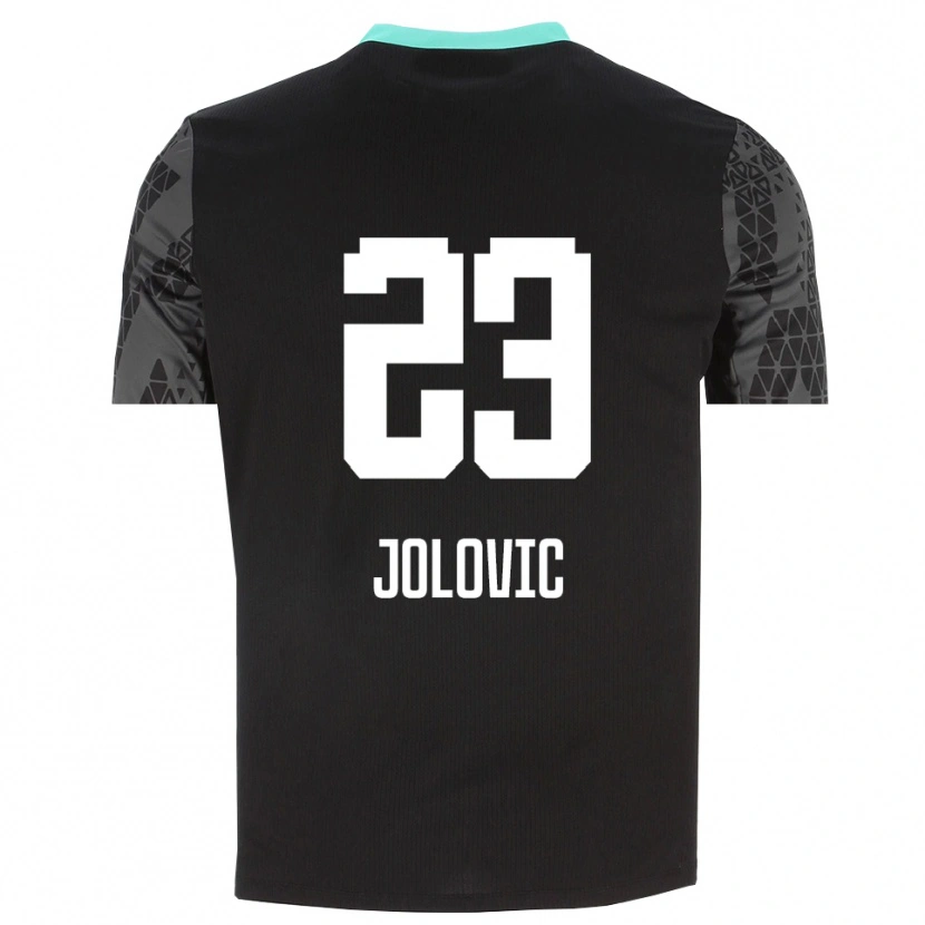 Danxen Heren Bogdan Jolovic #23 Dim Grijs Zwart Keepersshirt 2025/26 T-Shirt België