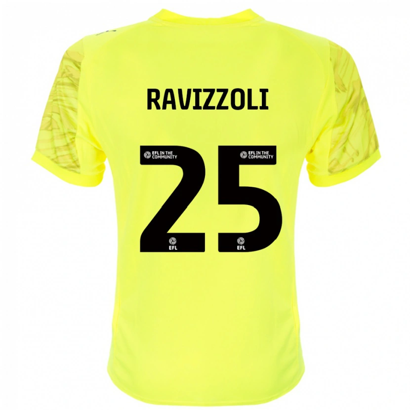 Danxen Heren Franco Ravizzoli #25 Geel Zwart Keepersshirt 2025/26 T-Shirt België