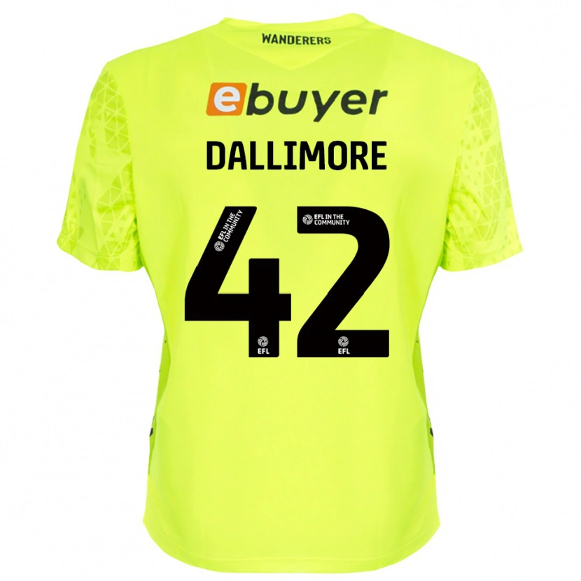 Danxen Heren Jack Dallimore #42 Fluorescerend Groen Keepersshirt 2025/26 T-Shirt België