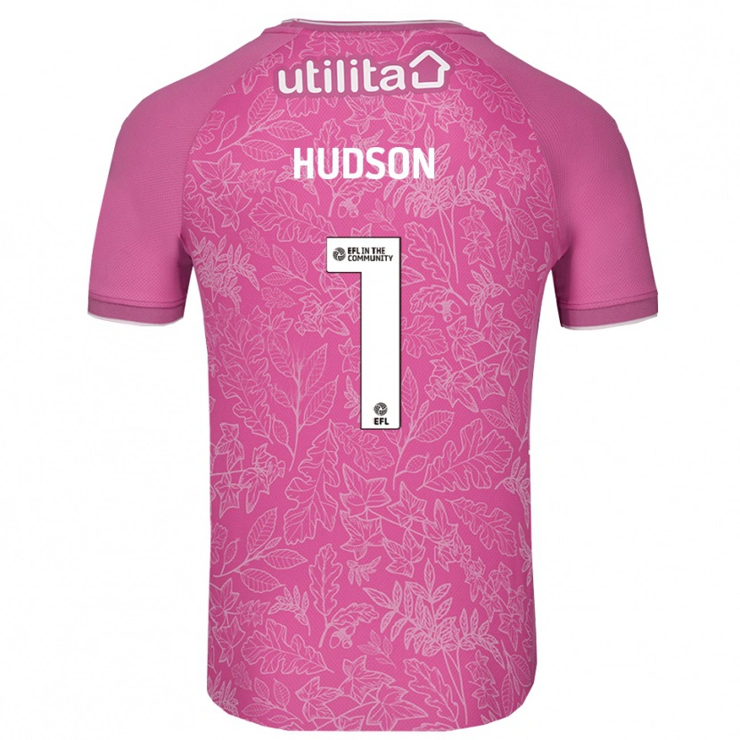 Danxen Heren Sarah Hudson #1 Roze Zwart Keepersshirt 2025/26 T-Shirt België