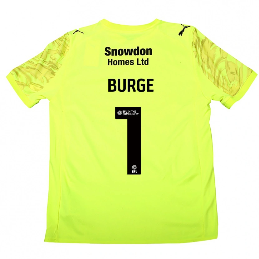 Danxen Heren Lee Burge #1 Fluorescerend Groen Keepersshirt 2025/26 T-Shirt België