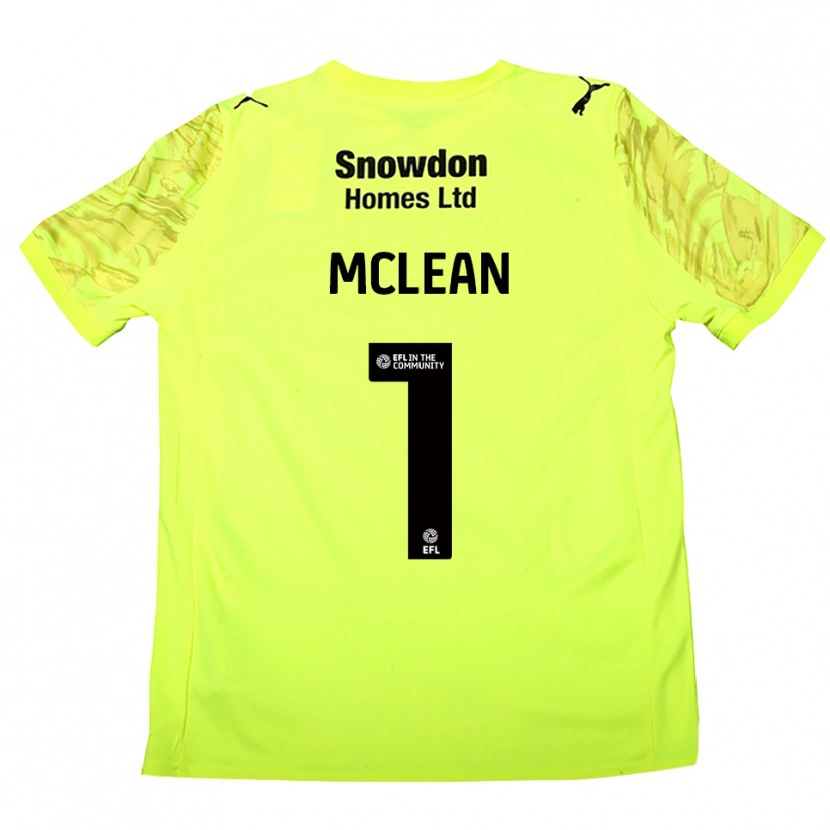 Danxen Heren Katie Mclean #1 Fluorescerend Groen Keepersshirt 2025/26 T-Shirt België