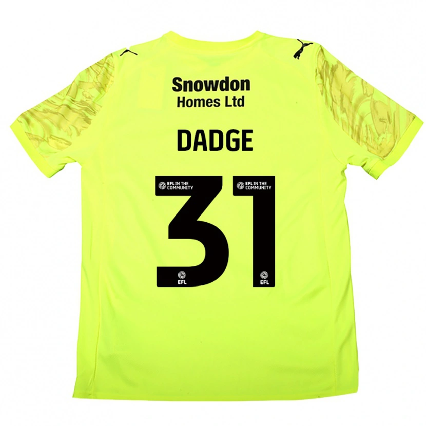 Danxen Heren James Dadge #31 Fluorescerend Groen Keepersshirt 2025/26 T-Shirt België