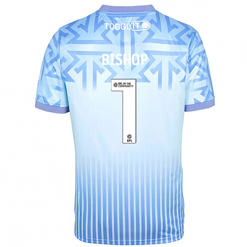 Danxen Heren Nathan Bishop #1 Lichtblauw Wit Keepersshirt 2025/26 T-Shirt België