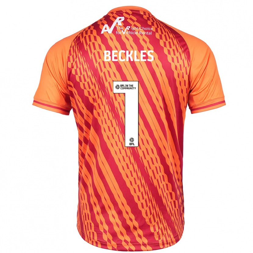 Danxen Heren Frankie Beckles #1 Oranje Keepersshirt 2025/26 T-Shirt België