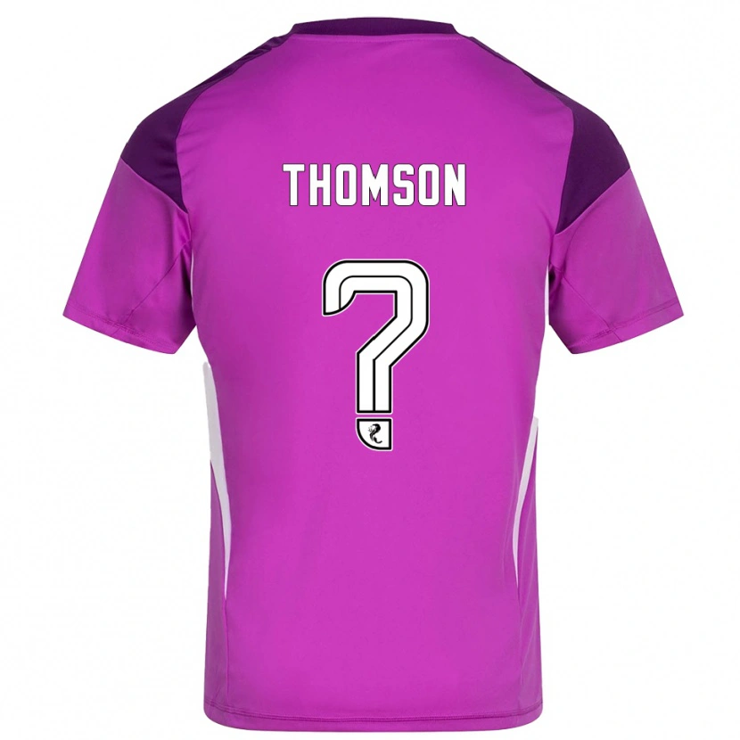 Danxen Heren Ethan Thomson #0 Paars Magenta Keepersshirt 2025/26 T-Shirt België