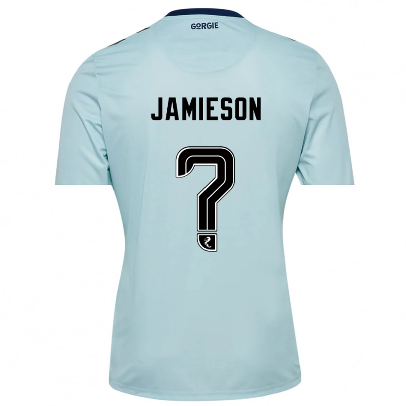 Danxen Heren Finlay Jamieson #0 Lichtblauw Zwart Keepersshirt 2025/26 T-Shirt België