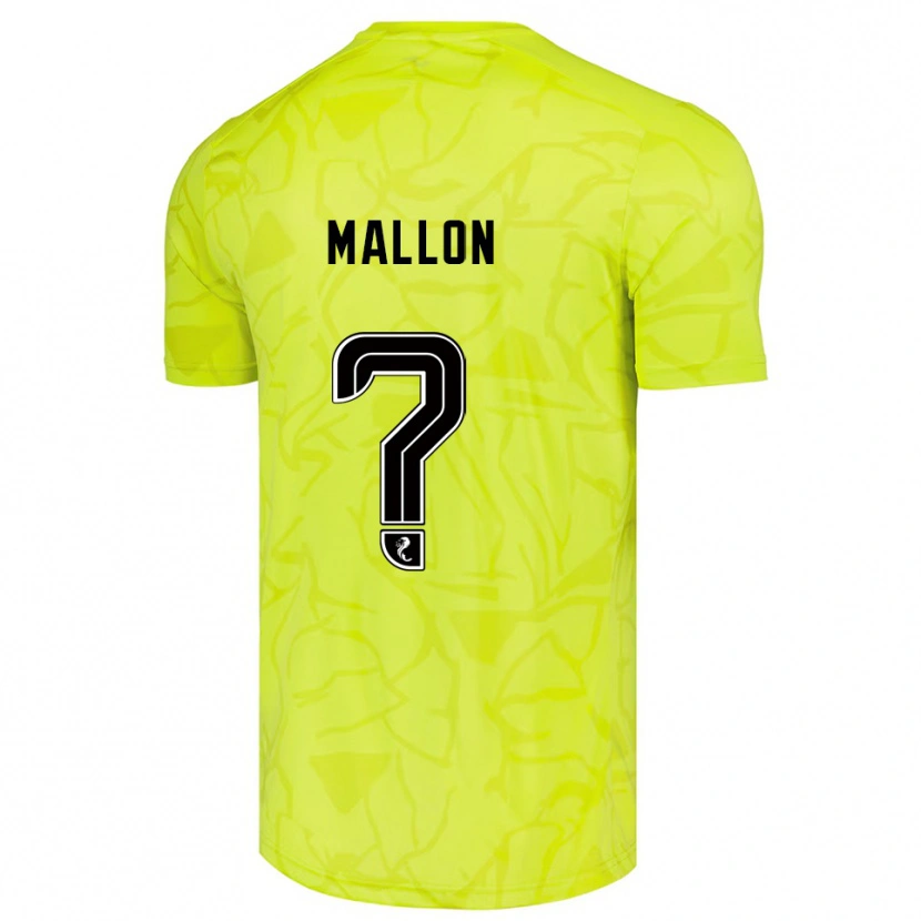 Danxen Heren Ryan Mallon #0 Geel Zwart Keepersshirt 2025/26 T-Shirt België