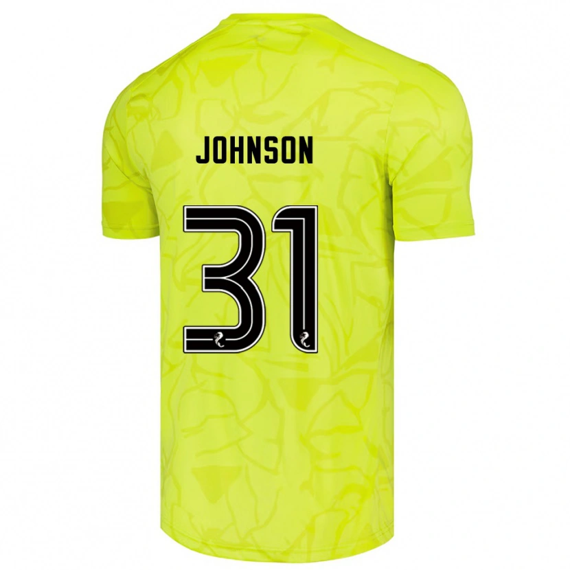 Danxen Heren Murray Johnson #31 Geel Zwart Keepersshirt 2025/26 T-Shirt België