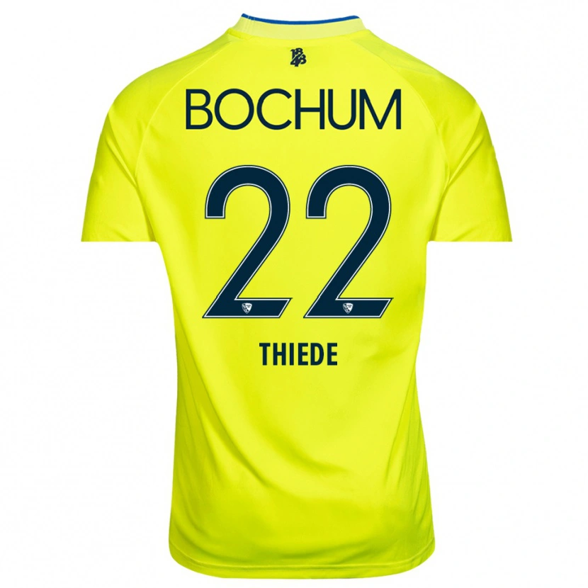 Danxen Heren Niclas Thiede #22 Geel Groen Keepersshirt 2025/26 T-Shirt België
