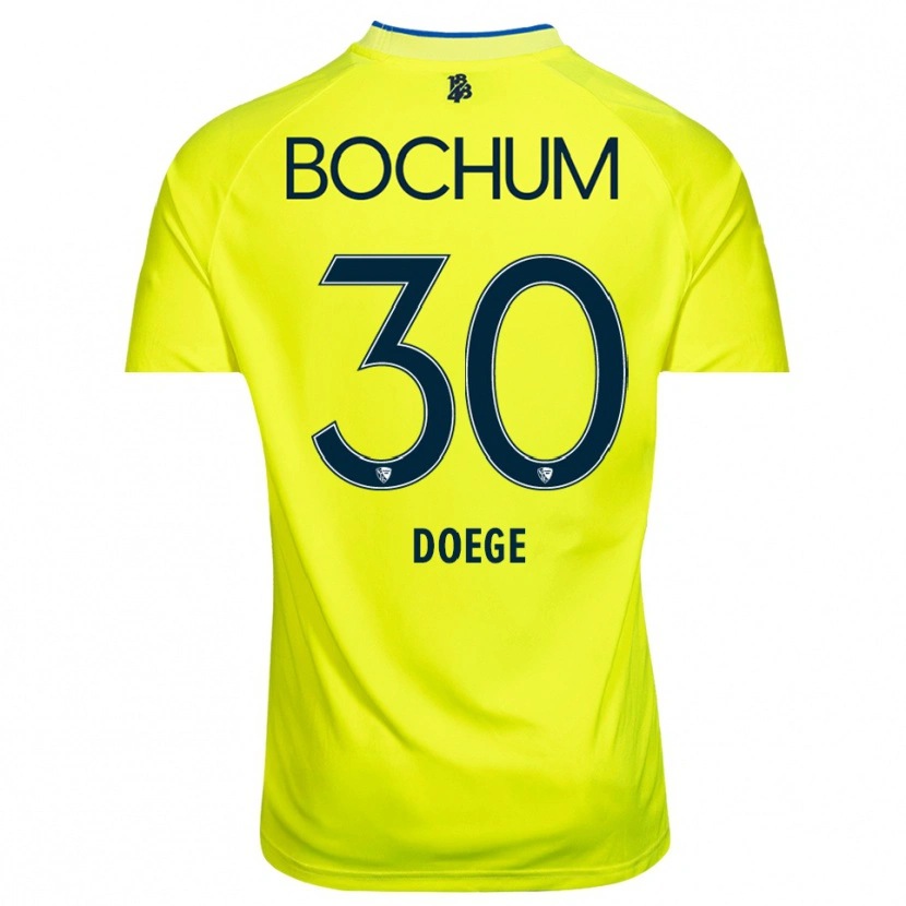 Danxen Heren Leonie Doege #30 Geel Groen Keepersshirt 2025/26 T-Shirt België