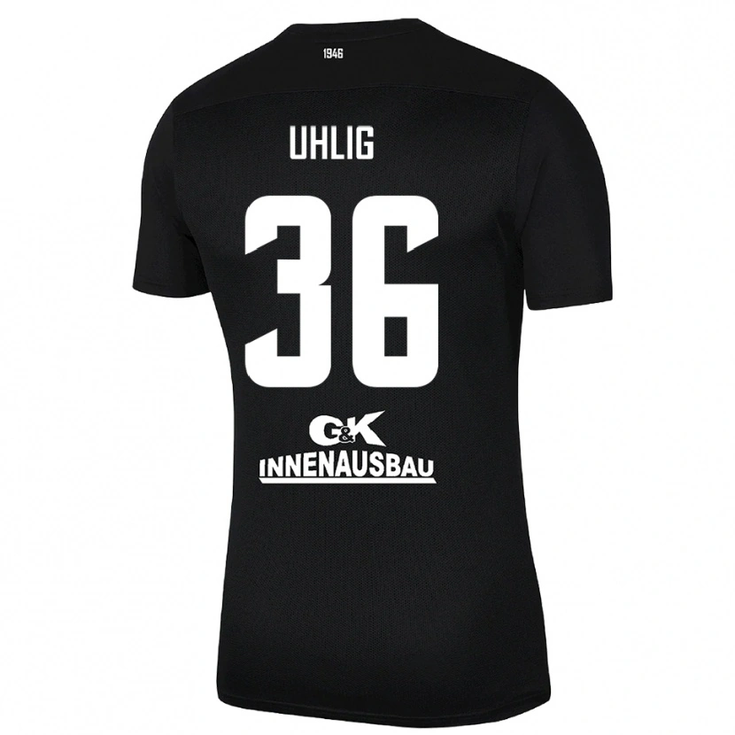 Danxen Heren Max Uhlig #36 Zwart Wit Keepersshirt 2025/26 T-Shirt België