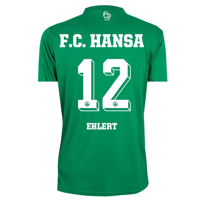 Danxen Heren Jonas Ehlert #12 Donkergroen Wit Keepersshirt 2025/26 T-Shirt België
