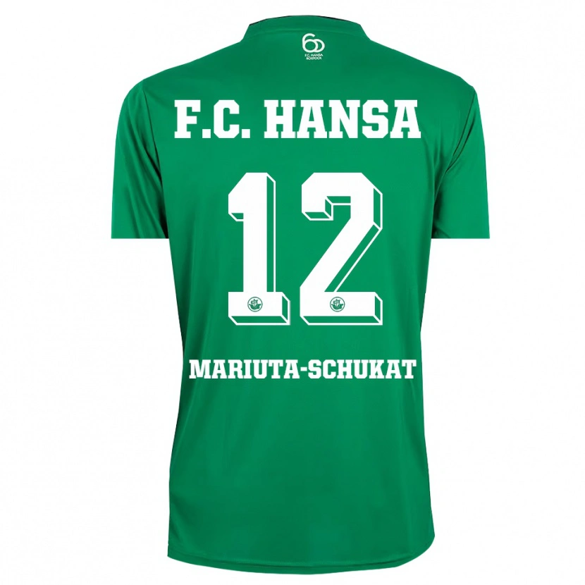 Danxen Heren Lara Mariuta-Schukat #12 Donkergroen Wit Keepersshirt 2025/26 T-Shirt België