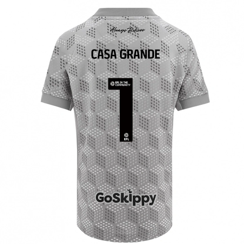 Danxen Heren Josey Casa-Grande #1 Zwart Grijs Keepersshirt 2025/26 T-Shirt België