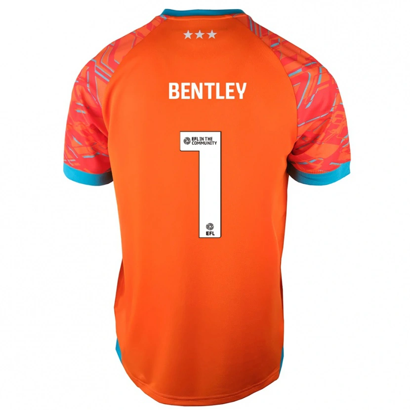 Danxen Heren Josh Bentley #1 Oranje Wit Keepersshirt 2025/26 T-Shirt België