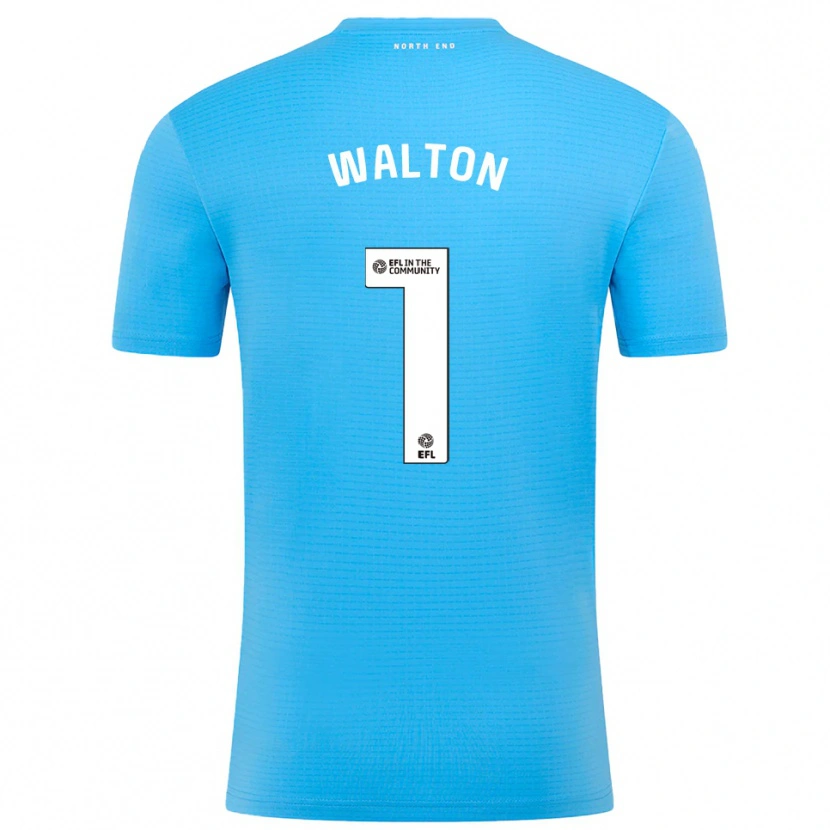 Danxen Heren Jack Walton #1 Blauw Wit Keepersshirt 2025/26 T-Shirt België