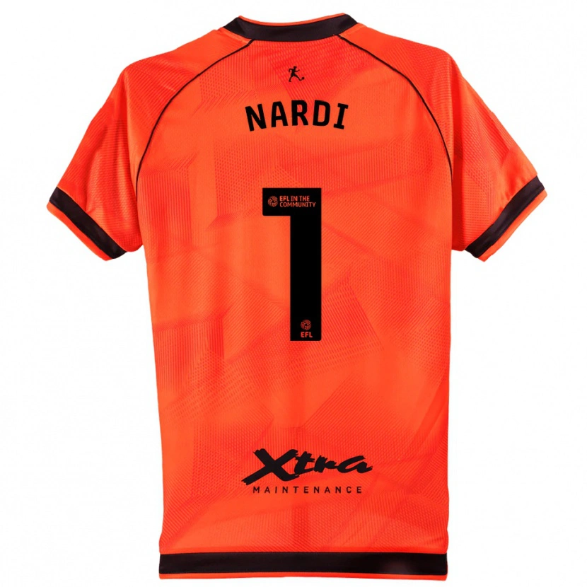 Danxen Heren Paul Nardi #1 Oranje Zwart Keepersshirt 2025/26 T-Shirt België