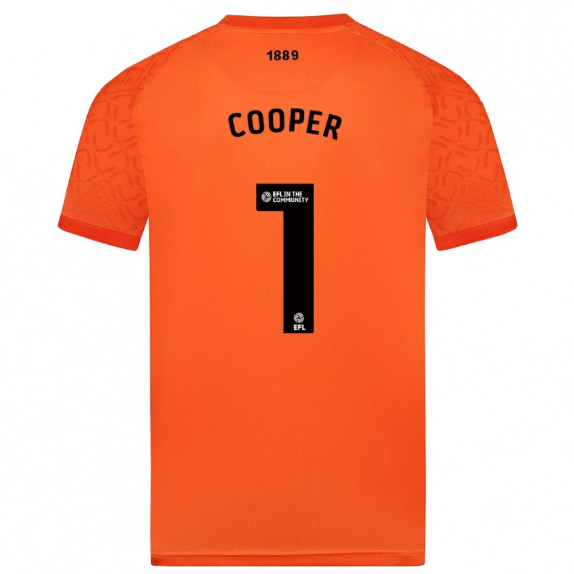 Danxen Heren Michael Cooper #1 Oranje Zwart Keepersshirt 2025/26 T-Shirt België