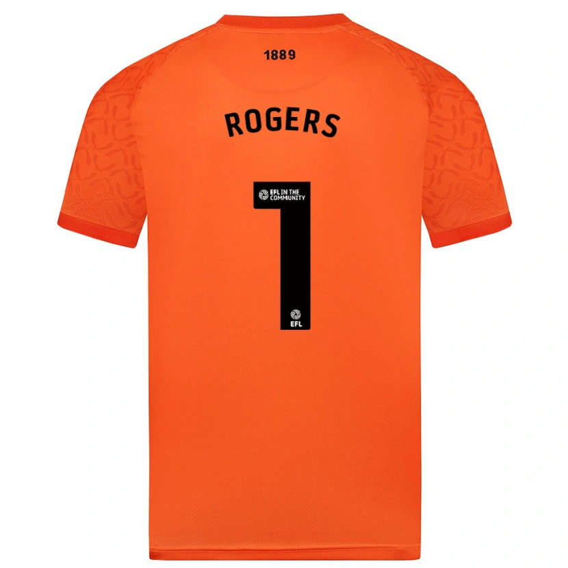 Danxen Heren Sian Rogers #1 Oranje Zwart Keepersshirt 2025/26 T-Shirt België