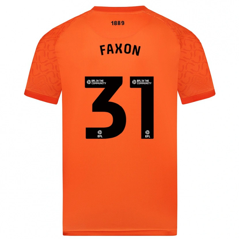 Danxen Heren Luke Faxon #31 Oranje Zwart Keepersshirt 2025/26 T-Shirt België