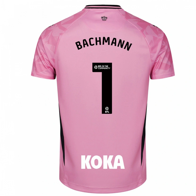 Danxen Heren Daniel Bachmann #1 Licht Roze Zwart Keepersshirt 2025/26 T-Shirt België