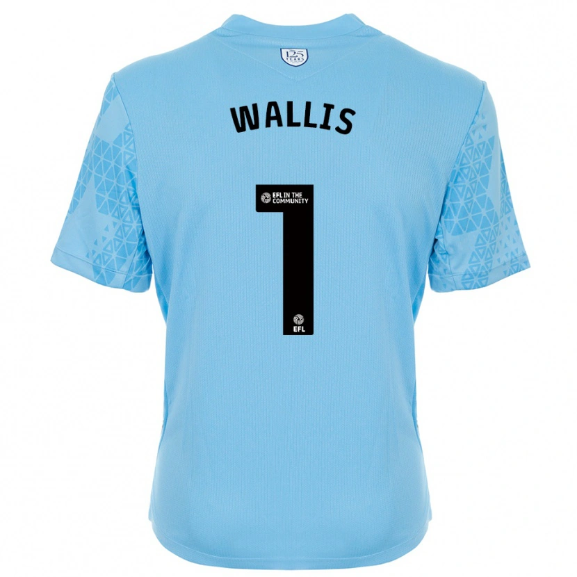 Danxen Heren Joe Wallis #1 Hemelsblauw Zwart Keepersshirt 2025/26 T-Shirt België