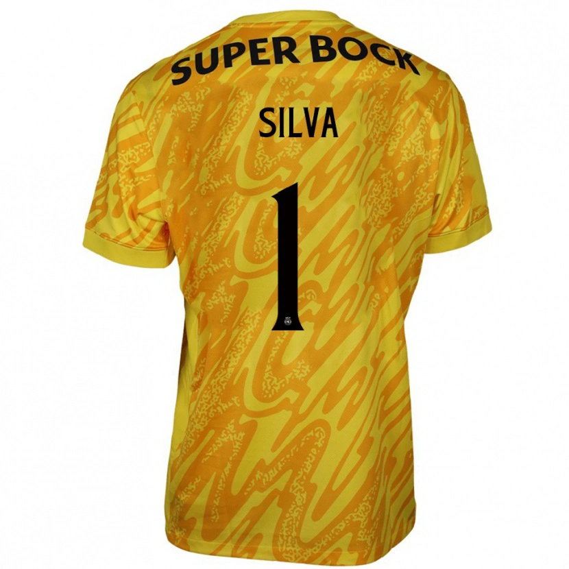 Danxen Heren Rui Silva #1 Geel Oranje Keepersshirt 2025/26 T-Shirt België