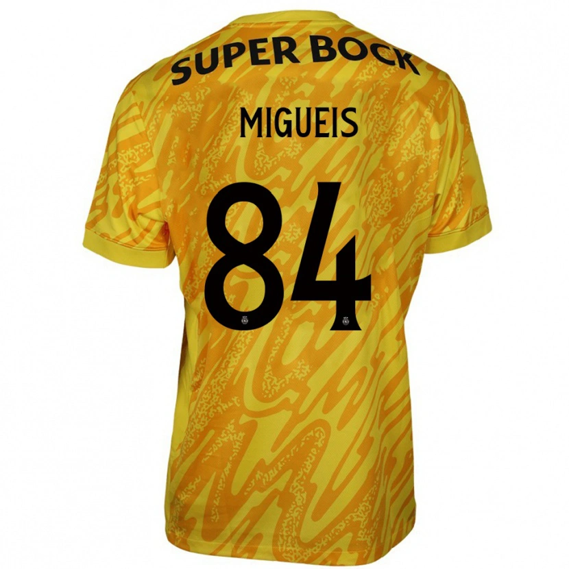 Danxen Heren Pedro Miguéis #84 Geel Oranje Keepersshirt 2025/26 T-Shirt België