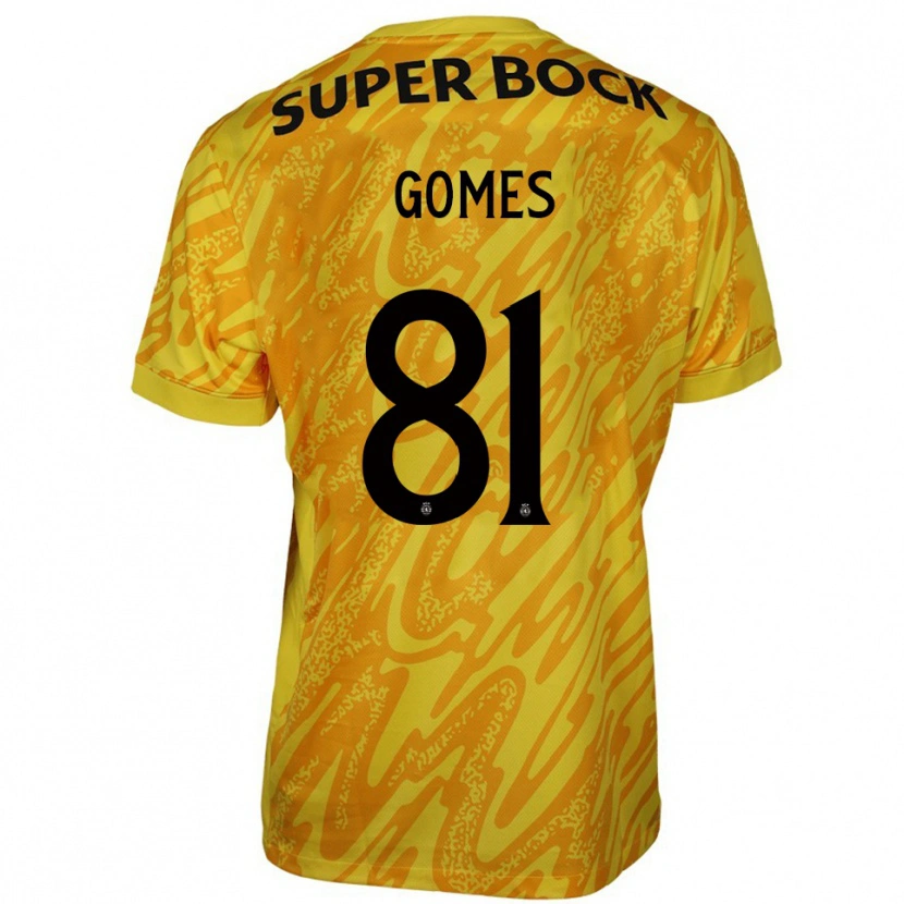 Danxen Heren Salvador Gomes #81 Geel Oranje Keepersshirt 2025/26 T-Shirt België
